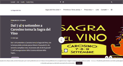 Desktop Screenshot of lasagradelvino.it